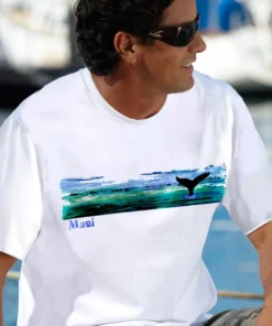 Into Blue - White Short Sleeve Crewneck T-Shirt