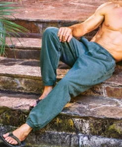 Pine Dyed Canton Pants