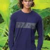Island Icons Band - Indigo Long Sleeve Pima T-Shirt