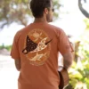 Manta Reef Glide - Cinnamon Dyed Short Sleeve Crewneck T-Shirt