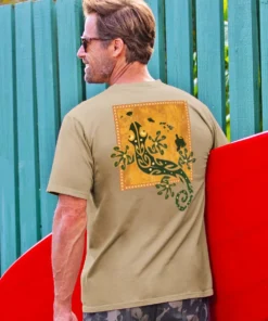 Gekco - Kona Coffee Dyed Short Sleeve Crewneck T-Shirt