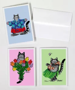 B. Kliban Assorted 8-Piece - Note Card Set