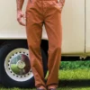 Cinnamon Dyed Twill Pants