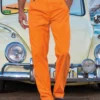 Apricot Dyed Twill Pants