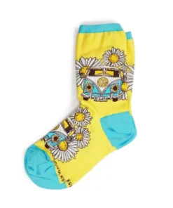 Volkswagen Be Happy - Graphic Cotton Crew Socks