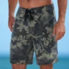 Hulaflage - Camo Green Floral Board Shorts