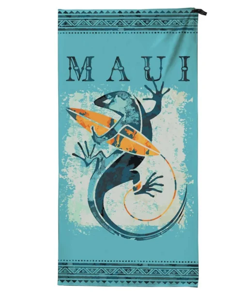 Gecko Watercolor - Microfiber Beach Towel -Outlet Tropical T-Shirt Store 7e52bf98 f82c 4b3f 9e8f aa4d8e21ef0a