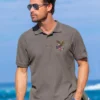 Fly With Honor - Crater Dyed® Short Sleeve Pique’ Polo Shirt