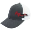 Woodcut Shark - Charcoal Trucker Hat