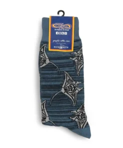 Cruzing Manta Mano - Graphic Cotton Crew Socks -Outlet Tropical T-Shirt Store a3ab32af 432c 430c b578 1983604c945f