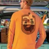 Lawaia Makau Ulua - Apricot Dyed Long Sleeve Crewneck T-Shirt