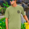 Thirsty Tikis - Hemp Dyed Short Sleeve Crewneck T-Shirt