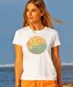 Good Vibes Only - White Short Sleeve Crewneck T-Shirt