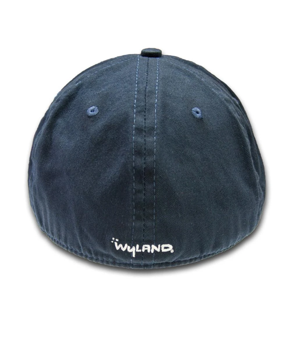 Wyland® Logo - Navy Fitted Twill Hat 2 Wyland® Logo - Navy Fitted Twill Hat - Image 2