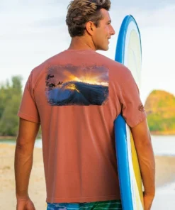 Clark Little Ray Of Hope - Chile Dyed Short Sleeve Crewneck T-Shirt