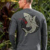 Mano Island Spirit - Smoke Long Sleeve Pima T-Shirt