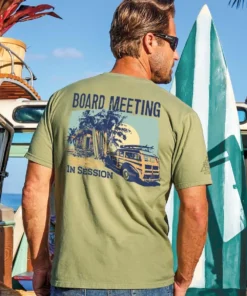 Board Meeting Session - Hemp Dyed Short Sleeve Crewneck T-Shirt
