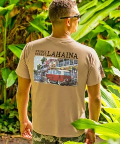 Volkswagen VW Van Lahaina - Kona Coffee Dyed Short Sleeve Crewneck T-Shirt